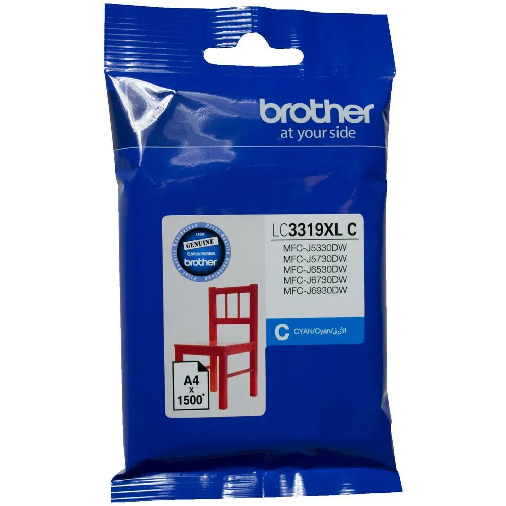 BROTHER LC3319XLC INK CARTRIDGE HIGH YIELD CYAN.webp