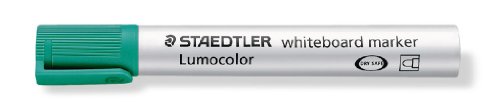 STAEDTLER 351 LUMOCOLOR WHITEBOARD MARKER BULLET GREEN