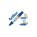 ARTLINE 100 PERMANENT MARKER CHISEL 12MM BLUE