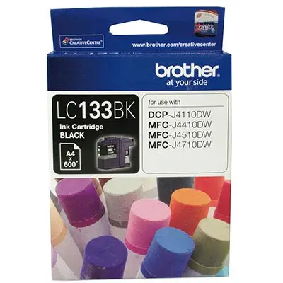[8026742] BROTHER LC133BK INK CARTRIDGE BLACK