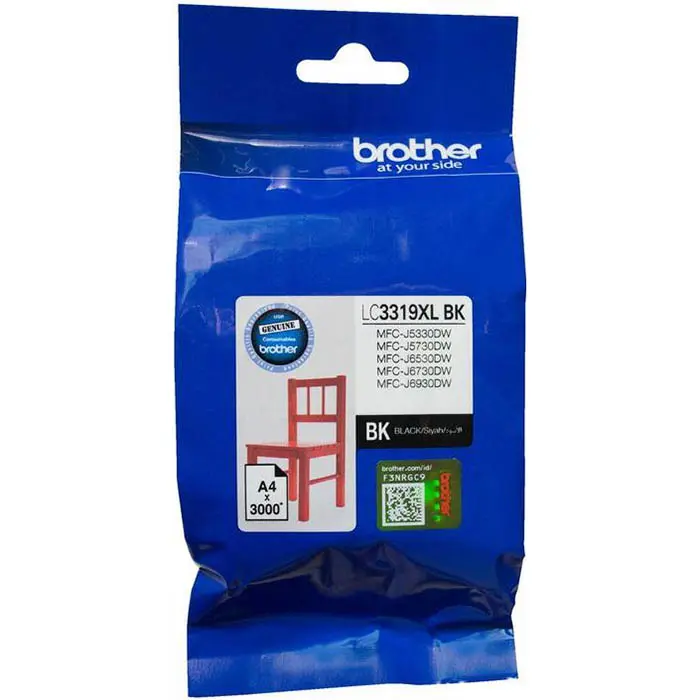 BROTHER LC3319XLB INK CARTRIDGE HIGH YIELD BLACK