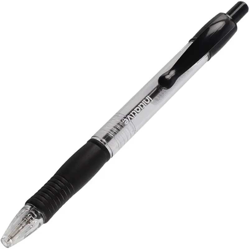 INITIATIVE RETRACTABLE BALLPOINT PENS MEDIUM BLACK BOX 25