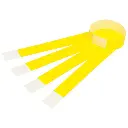JAZICO ID SERIAL NUMBER WRISTBANDS FLUORO YELLOW PACK 100
