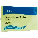 INITIATIVE REPOSITIONAL NOTES 75 X 125MM YELLOW PACK 12