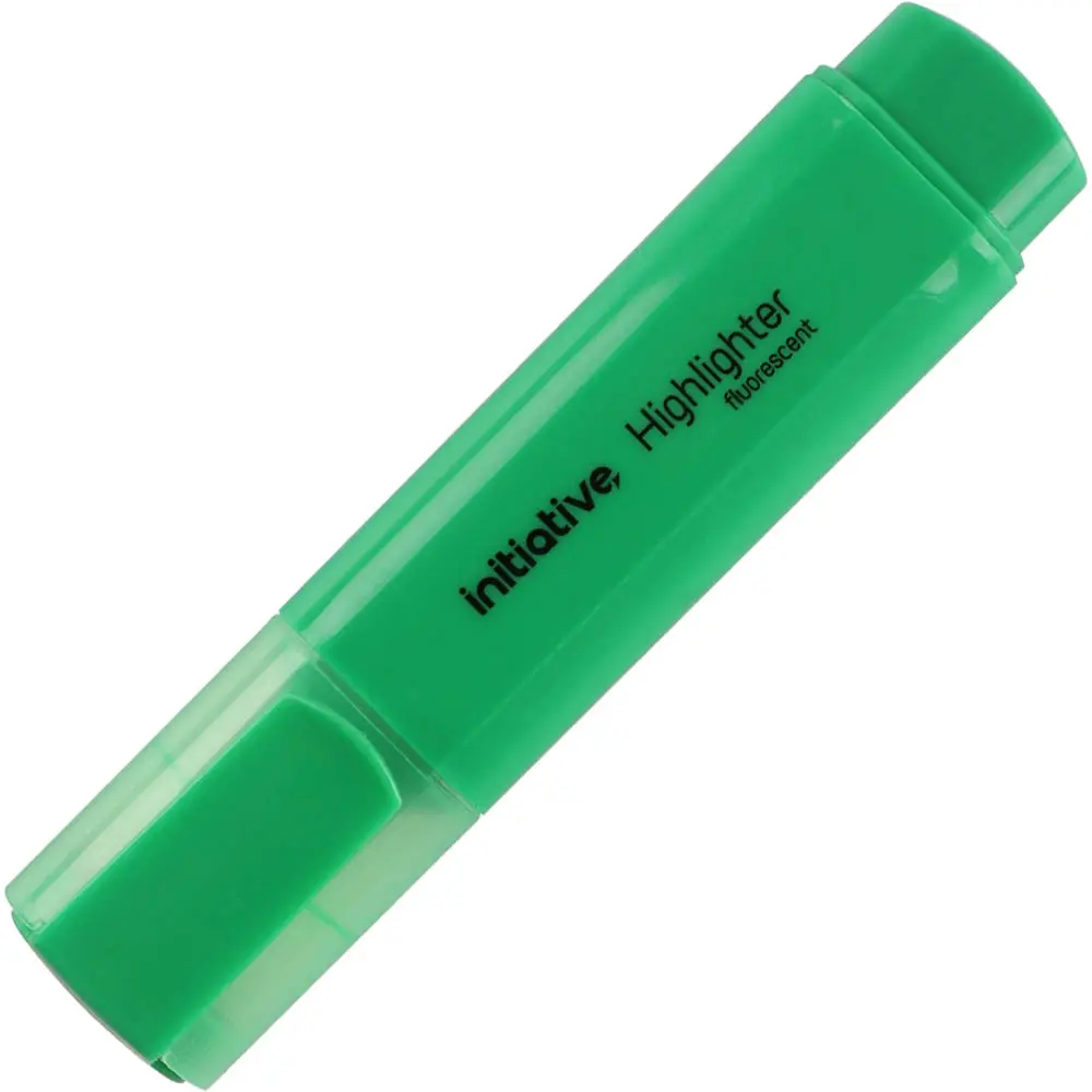 INITIATIVE HIGHLIGHTER CHISEL GREEN