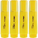 INITIATIVE HIGHLIGHTER CHISEL YELLOW WALLET 4