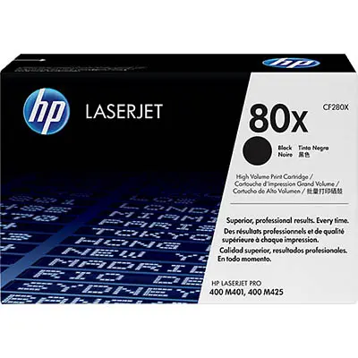 HP CF280X 80X TONER CARTRIDGE HIGH YIELD BLACK