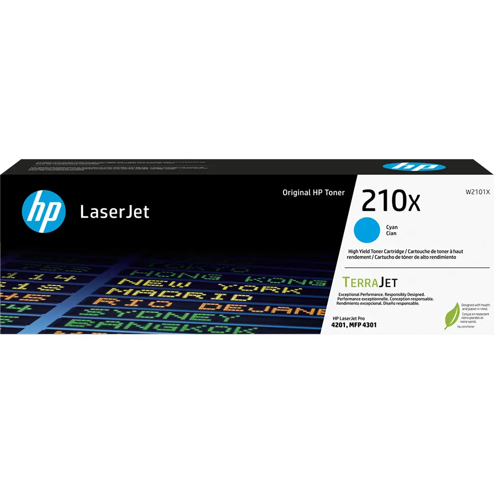 HP W2101X 210X TONER CARTRIDGE HIGH YIELD CYAN