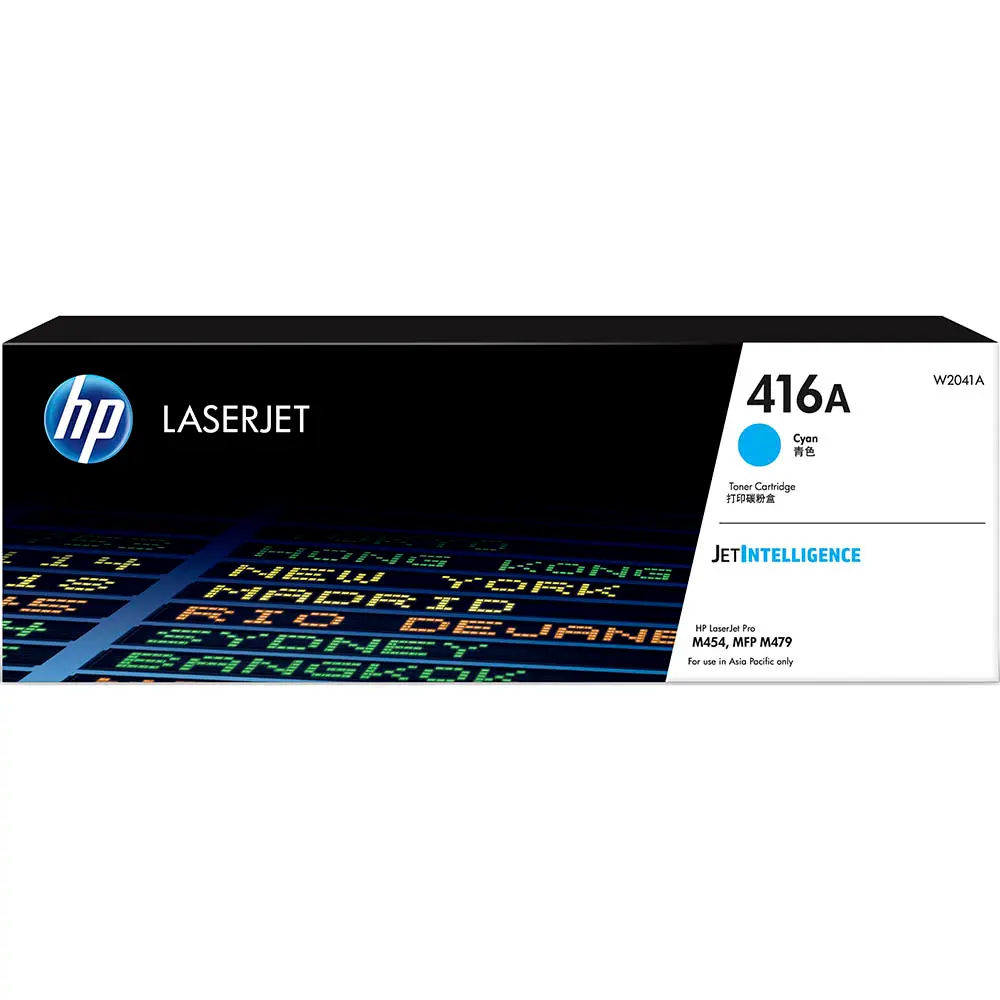 HP W2041A 416A TONER CARTRIDGE CYAN