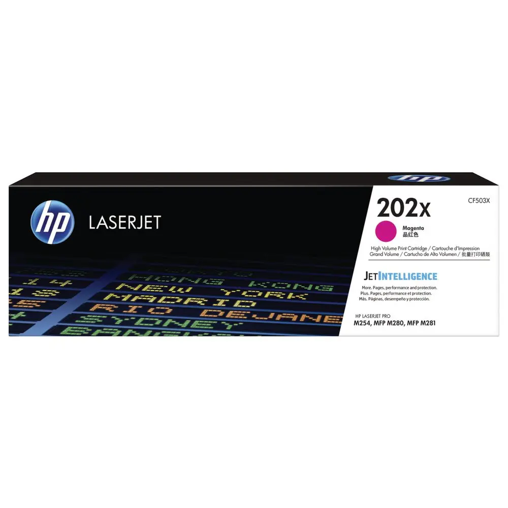 HP CF503X 202X TONER CARTRIDGE HIGH YIELD MAGENTA