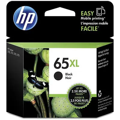 HP N9K04AA 65XL INK CARTRIDGE HIGH YIELD BLACK