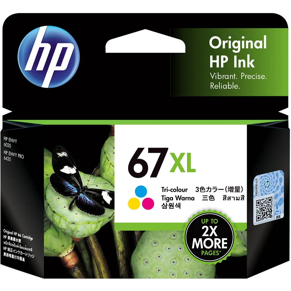 HP 3YM58AA 67XL INK CARTRIDGE HIGH YIELD CYAN/MAGENTA/YELLOW