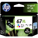 HP 3YM58AA 67XL INK CARTRIDGE HIGH YIELD CYAN/MAGENTA/YELLOW