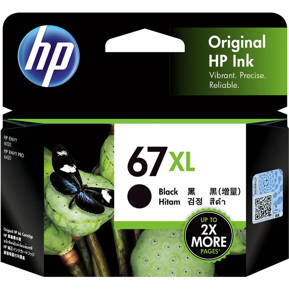HP 3YM57AA 67XL INK CARTRIDGE HIGH YIELD BLACK