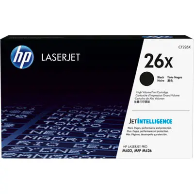HP CF226X 26X TONER CARTRIDGE HIGH YIELD BLACK