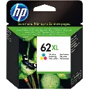 HP C2P07AA 62XL INK CARTRIDGE HIGH YIELD TRI COLOUR PACK CYAN/MAGENTA/YELLOW