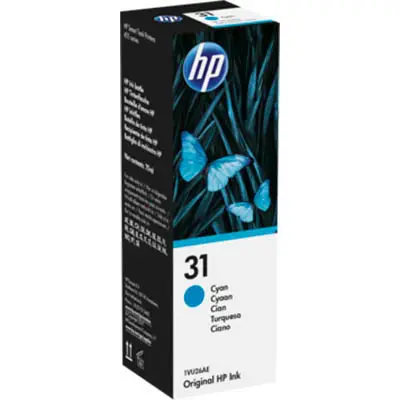 [8070137] HP 1VU26AA 31 INK BOTTLE CYAN