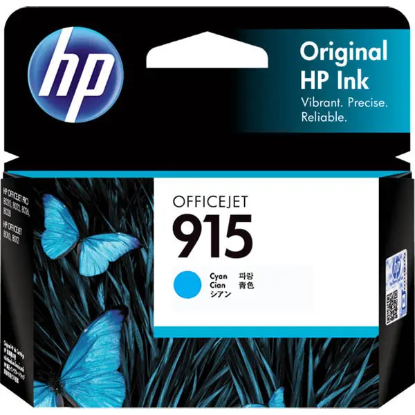[8093559] HP 3YM15AA 915 INK CARTRIDGE CYAN