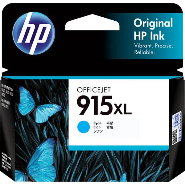 HP 3YM19AA 915XL INK CARTRIDGE HIGH YIELD CYAN