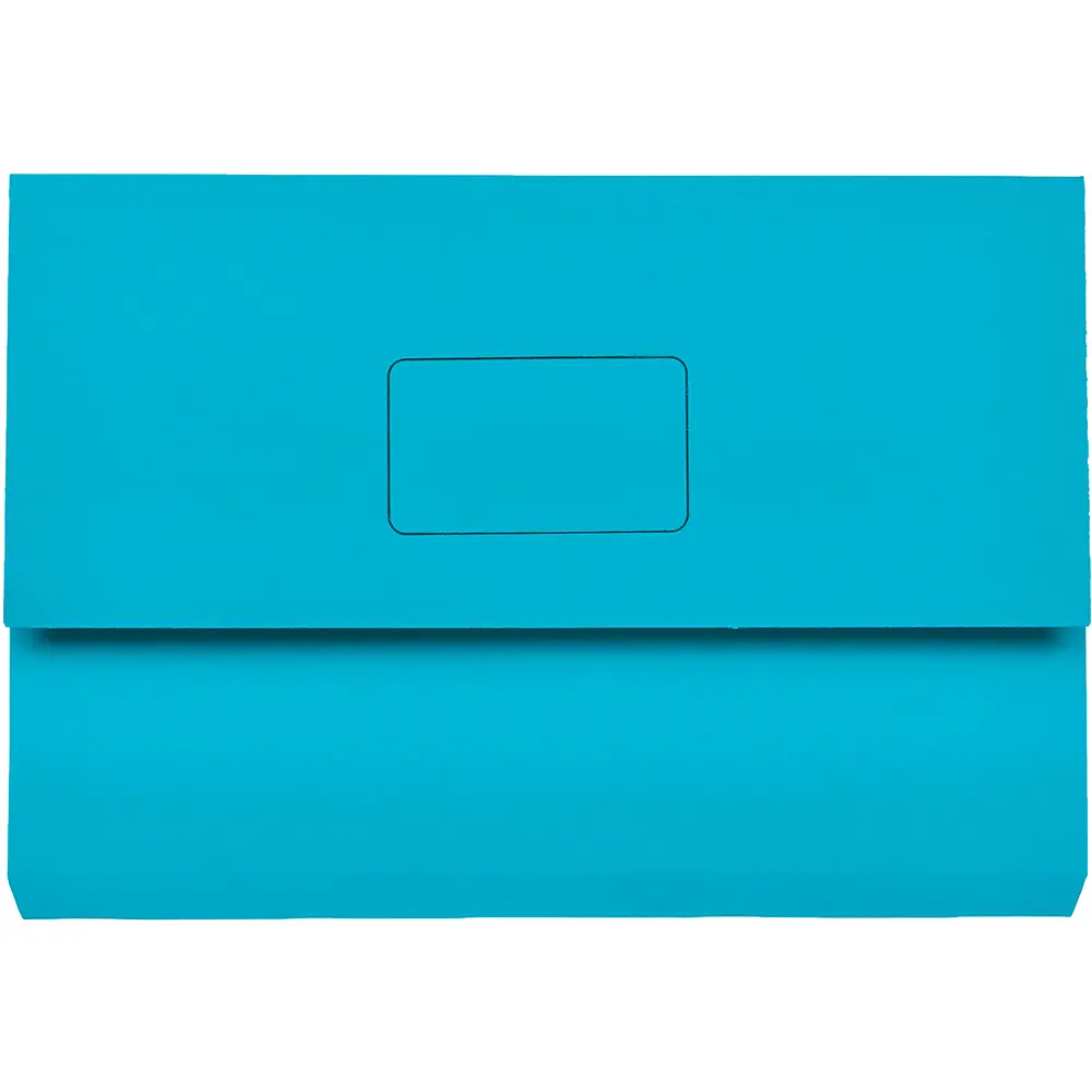 MARBIG SLIMPICK DOCUMENT WALLET FOOLSCAP BLUE