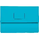 MARBIG SLIMPICK DOCUMENT WALLET FOOLSCAP BLUE