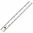 MARBIG RULER METRIC 300MM CLEAR