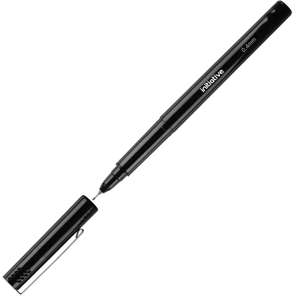 INITIATIVE FINELINER PEN 0.4MM BLACK