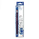 STAEDTLER 112 TRADITION GRAPHITE PENCILS ERASER END HB BOX 12