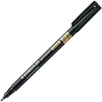 STAEDTLER 319 LUMOCOLOR PERMANENT SPECIAL MARKER 0.6MM BLACK
