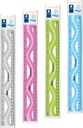 STAEDTLER FLEXIBLE PLASTIC RULER 300MM ASSORTED