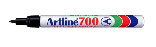 ARTLINE 700 PERMANENT MARKER BULLET 0.7MM BLACK
