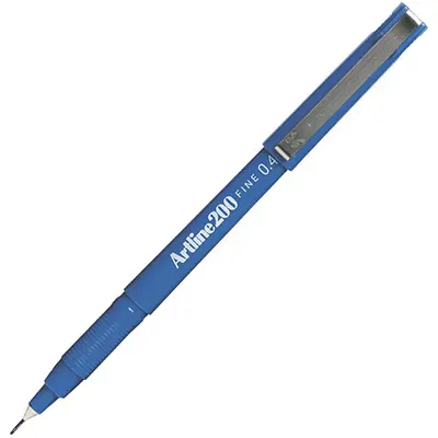ARTLINE 200 FINELINER PEN 0.4MM BLUE