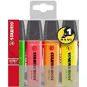 STABILO BOSS HIGHLIGHTER CHISEL ASSORTED WALLET 4