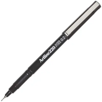 ARTLINE 220 FINELINER PEN 0.2MM BLACK