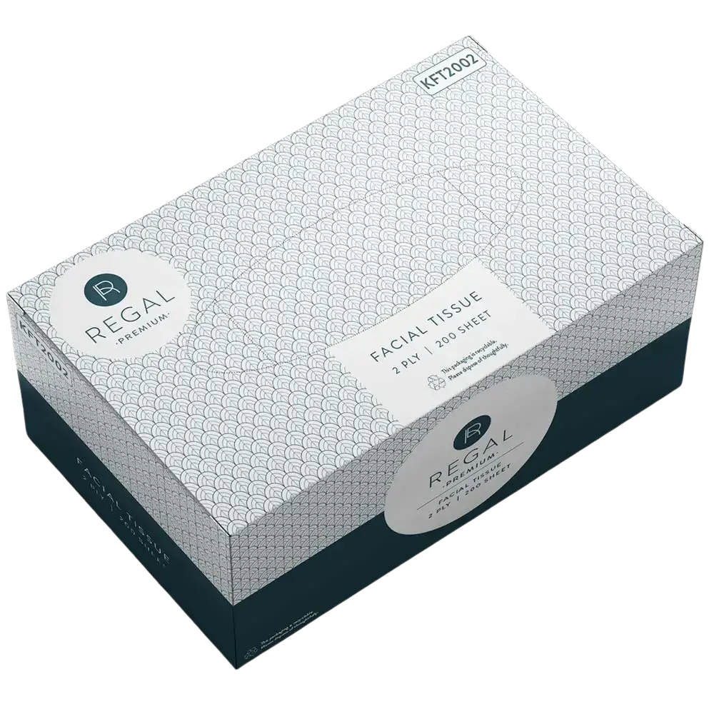 REGAL FACIAL TISSUES 2-PLY BOX 200