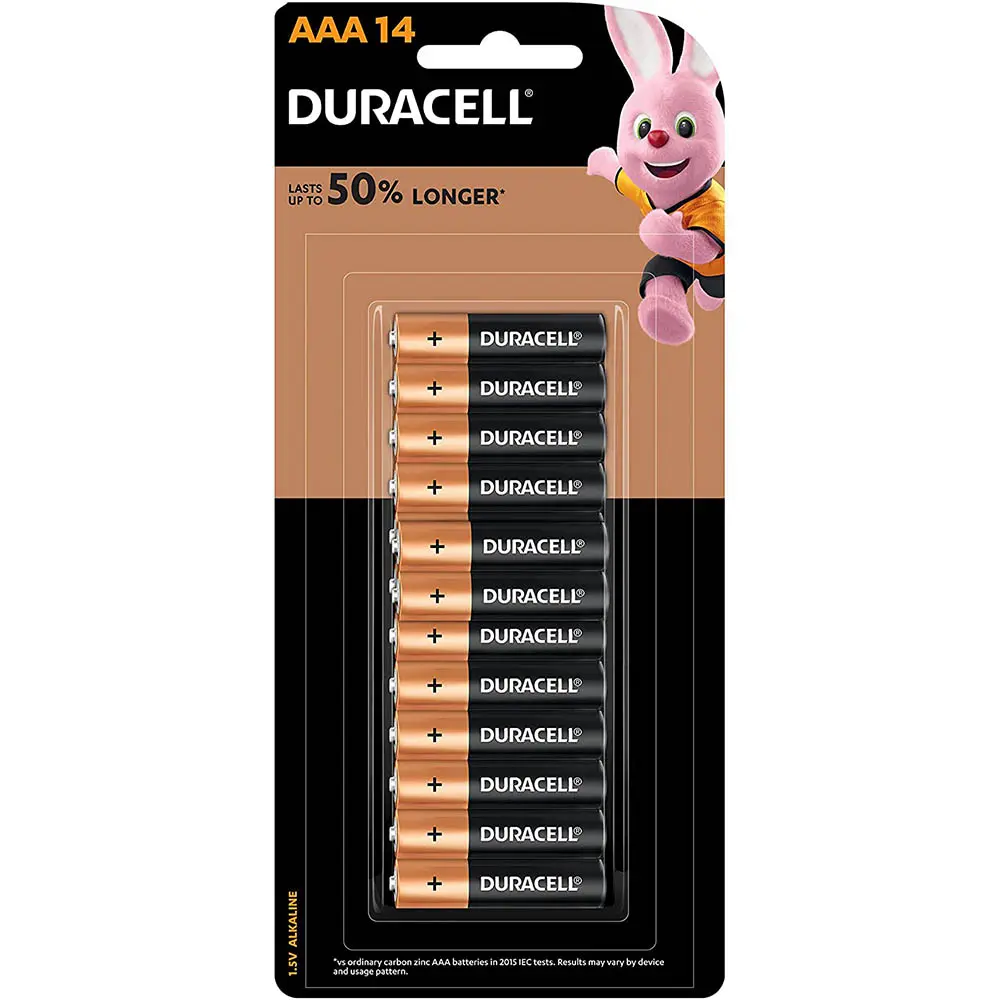 [8109890] DURACELL COPPERTOP ALKALINE AAA BATTERY PACK 14