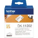 BROTHER DK-11202 LABEL ROLL 62 X 100MM WHITE ROLL 300