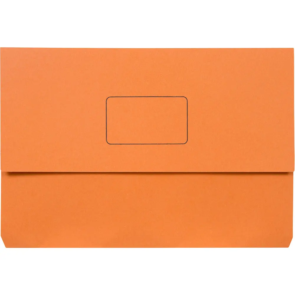 MARBIG SLIMPICK DOCUMENT WALLET FOOLSCAP ORANGE