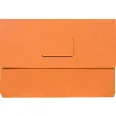 MARBIG SLIMPICK DOCUMENT WALLET FOOLSCAP ORANGE