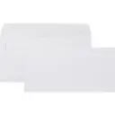 DL ENVELOPES WALLET PLAINFACE SELF SEAL 80GSM 110 X 220MM WHITE BOX 500