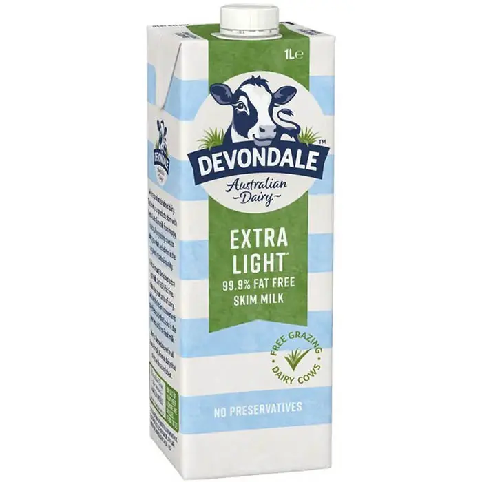 [8011108] DEVONDALE UHT LONG LIFE SKIM MILK 1 LITRE