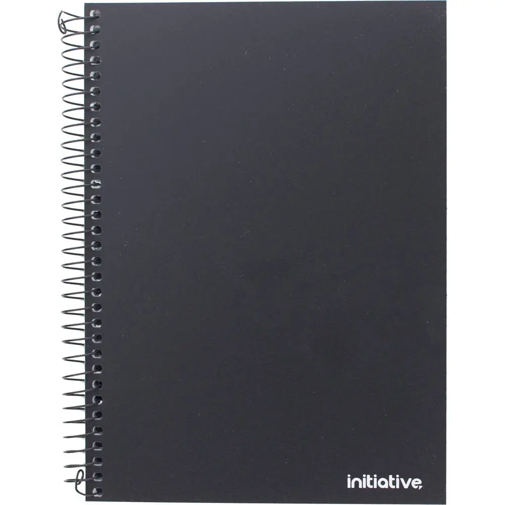 INITIATIVE PREMIUM SPIRAL NOTEBOOK WITH PP COVER AND POCKET SIDEBOUND 200 PAGE A5