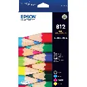 EPSON 812 INK CARTRIDGE BLACK/CYAN/MAGENTA/YELLOW