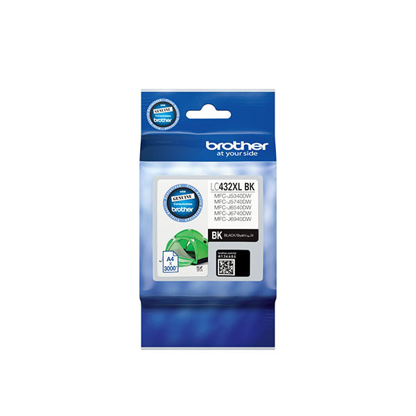 BROTHER LC432XL INK CARTRIDGE HIGH YIELD BLACK