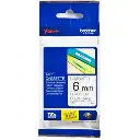 BROTHER TZE-111 LAMINATED LABELLING TAPE 6MM BLACK ON CLEAR