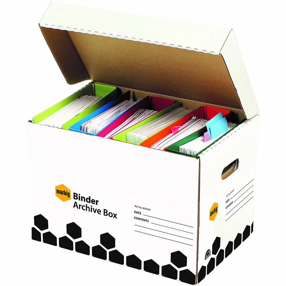 [8003719] MARBIG ARCHIVE BINDER BOX 480 X 340 X 330MM