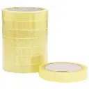 INITIATIVE STICKY TAPE 19MM X 66M CLEAR PACK 8