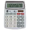 MARBIG DESKTOP CALCULATOR 8 DIGIT SILVER