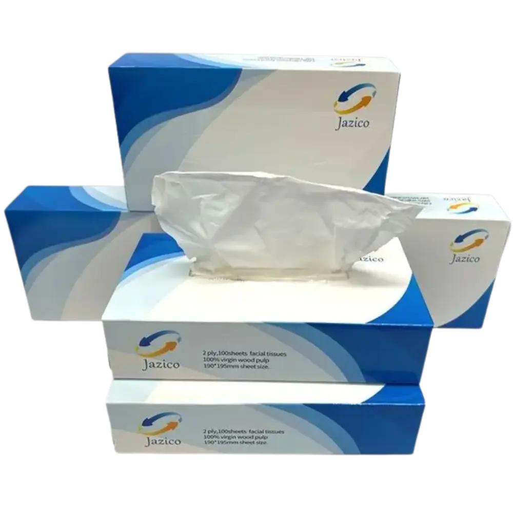 JAZICO  FACIAL TISSUES 2-PLY BOX 100