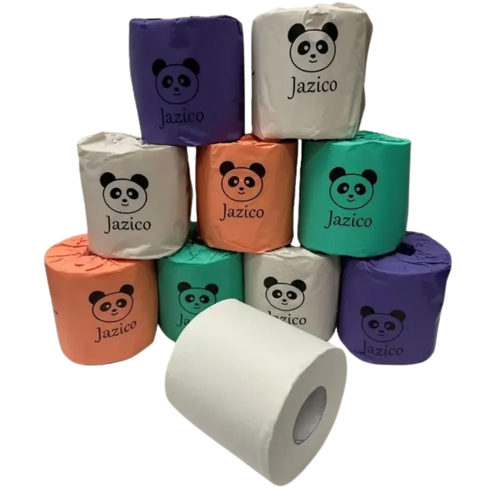 JAZICO PREMIUM TOILET ROLL WRAPPED 2-PLY 400 SHEET WHITE